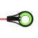 Fishing rod winter balalaika with a guard, black lightish color, HFB-37X