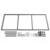 Virgo bath frame, length 170 cm complete with assembly package