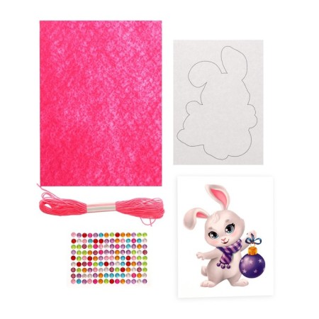 New Year's set for creativity. Fetra toy "New Year! Bunny with a toy "-4