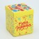 Gift folding box with 3D effect, packaging, “Happy Birthday!”, 11 x 11 x 13 cm