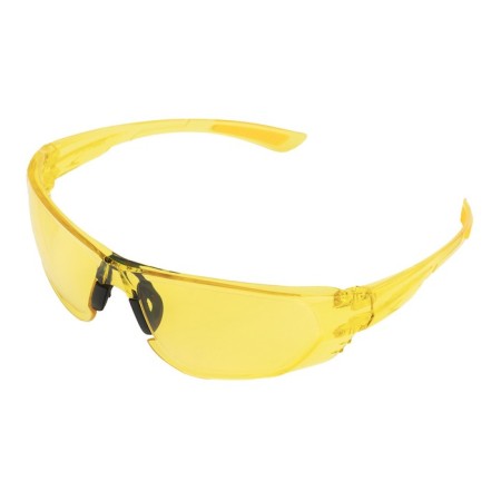 Protective glasses Denzel 89199, polycarbonate, open type, yellow