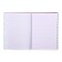 Notepad A6, 48 sheets in the "Bunny" line, a 7BC cover with foam rubber, matte lamination, selective varnish with sparkles, block 70g/m2