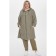 Cardigan female, size 62, green color