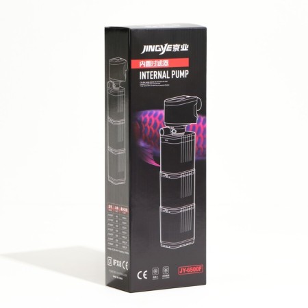 Internal filter Jingye JY-6500F, three-section, 1200 l/h, 25 watts-5