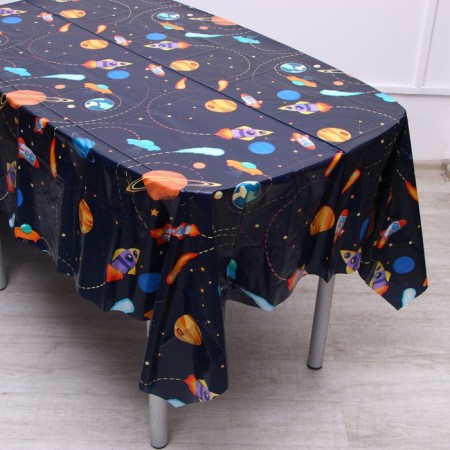 Cosmos tablecloth, 137 × 274-1