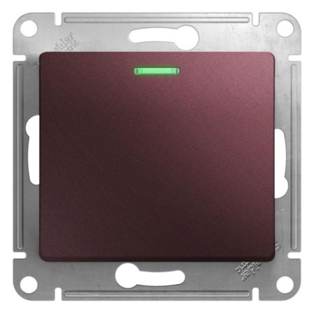 Switch Sche GSL001113 Glossa, SP, 10A, 1 key, eggplant color