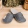 Slips for the bath "Leaflet" Gray, felt