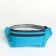 Lightning waist bag, 2 outer pockets, blue color