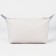 Cosmetic bag with a zipper, with a lining, beige color