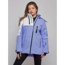 Ski jacket female, size 48, lilac color