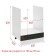 Wardrobe floor ShND 600 under the oven Helga, 600x500x820, white/olive