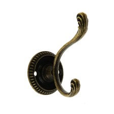 Hook furniture tundra TKD019, two -rod, bronze color