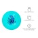 Children's ball zabiaka "Octopus", D = 22 cm, 60 g, Biryuzovoy color