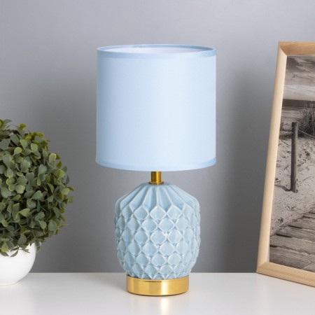 Bernard desktop lamp 1x40W E14 Blue 15x15x30cm