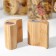Spice set, 7 × 7cm, 2 pcs, Solonka and pistor, bamboo