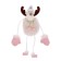 Soft toy "New Year", 22 cm, white color, species mix