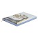 Diary of Leduced A5, 120 Escalada sheets, soft binding, artificial leather "Nappa", foil embossing, white offset 70 g/m², blue