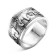 Ring "Elephant", echoing with oxidation, 16 size