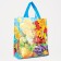 Household bag without fastening, blue/multi -colored color
