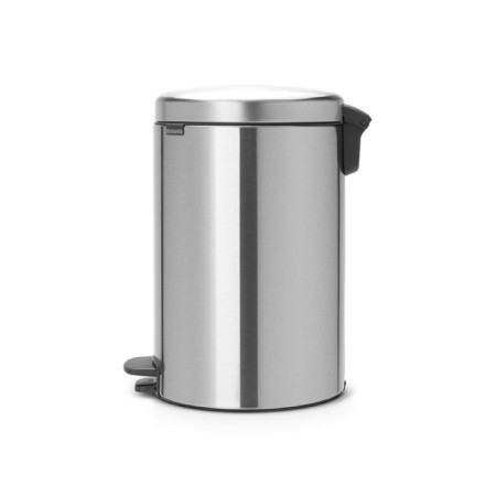 Brabantia Newcon bucket, plastic inner bucket, with a pedal, steel color, 20 liters-1