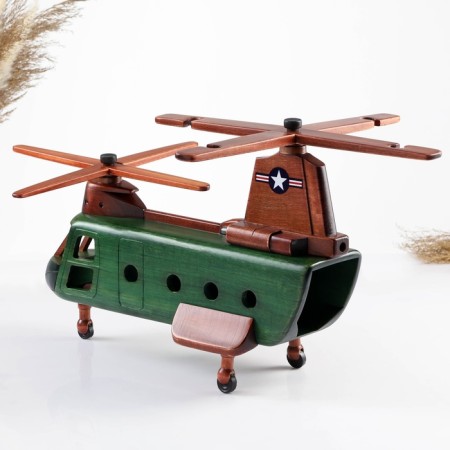 Mini-bar/stand for a bottle helicopter, 39 x 28 x 36 cm-3