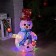 LED figure "Snowman" 33 × 65 × 27 cm, metal, textiles, 220 V, glow of multi