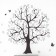 Bra "tree" LED 6W 4000k white 24x6x24 cm