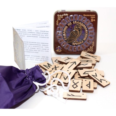 Game table "Fortune telling on the Scandinavian runes"