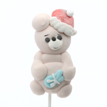 Marshmallow on the stick "Bear with a gift", 20 g-1
