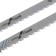 Files for tundra jigsaws, on wood, clean straight cut, HCS, 75/100 x 2.5 mm, 2 pcs.