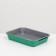 Medium toilet with a mesh of 36 x 26 x 6.5 cm, gray/green