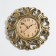 Wall clock, series: interior, "string", smooth move, D-12 cm, 25 x 25 cm