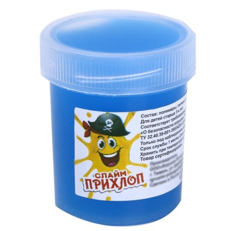 Slime, blue, tube, 40 g-3