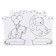 Coloring with cutting "kitten"