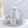 Set of drinking porcelain "linen", 8 items
