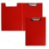 Folder-planet with A4 clamp, 1.2 mm, calligrata, plastic, red (clipboard with a lid)