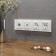 Frame for 4 posts WL01-FRAME-04, white matte color, glass material