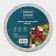 Pizza baking uniform, d = 40.5 cm, silver color