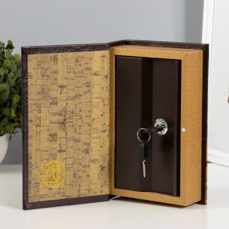Safe-book wood "Collection of postage stamps" to leatherette 21x13x5 cm-1
