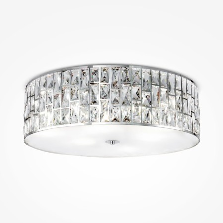 Suspension lamp Maytoni Mod184PL-06CH, 6HE27, 60W, 70x70x23 cm, chromium color