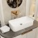 Haling shell Wave Promo, rectangular, white color, 60.5x35x14 cm