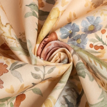 GPEC "Ethel" Floral Pattern, 147x219 +/- 2 cm with GMVO, 100% cotton, sarzha 190 g/m2-5