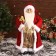 Santa Claus "in a cap, a gift and berries" 46 cm, red