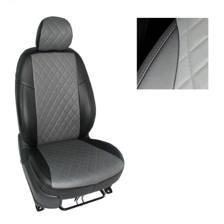 Autorekhli for Opel Astra H Hatch, 2004-2007, Rhombus, Ecokozha, Set