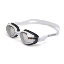 ATEMI N9303M swimming glasses, silicone, white/black color