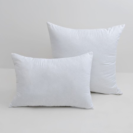 Pillow 50x70cm, white, Fayber, microfiber, 100% polyester