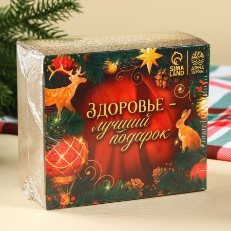 The set "Be healthy": tea 20 g, jam from pine cones 30 g, balm 100 ml.-8