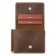 Z-907-152 Purse with a clamp Z-907, brown dark. Pulap - 152