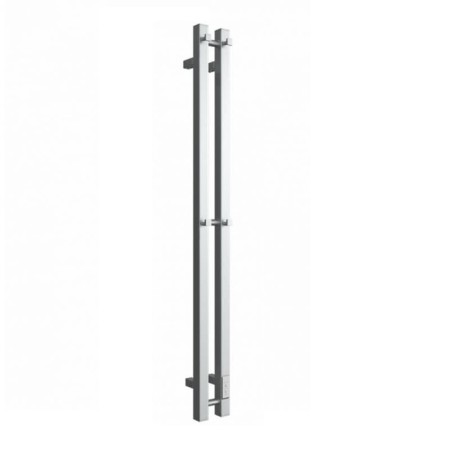 Electric towel "Dvin" X-2 Plaza Neo, 1200x80 mm, dimmer, satin