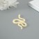Mold Silicon "Snake crawls" 0.3x5.6x3.1 cm